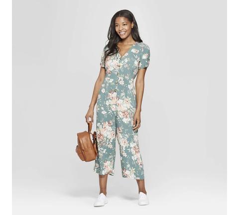 Xhilaration floral hot sale jumpsuit