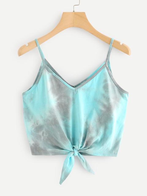 Top Cami Annodato Tie Dye