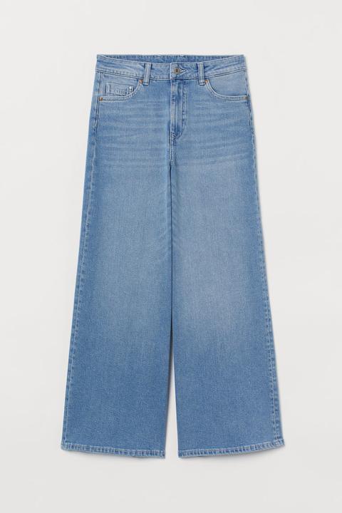Culotte High Ankle Jeans - Blue
