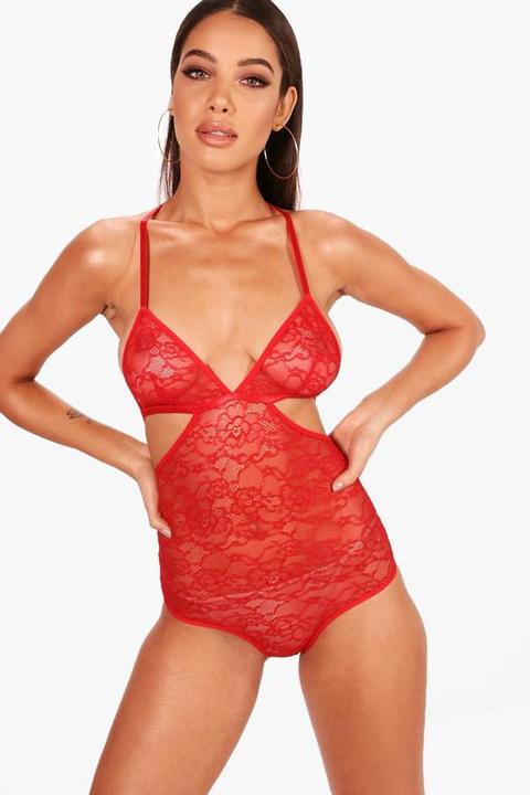 Lace Cut Out Body