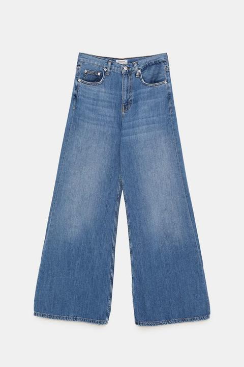 Jeans Wide Leg Malibu Blue