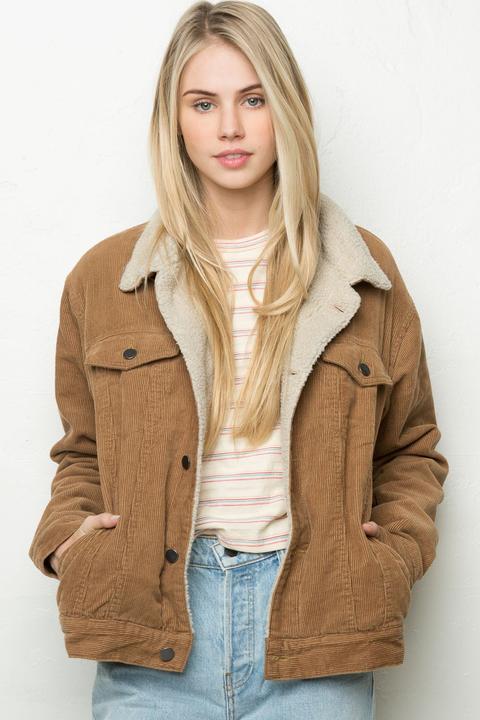 Elisha Fur Corduroy Jacket