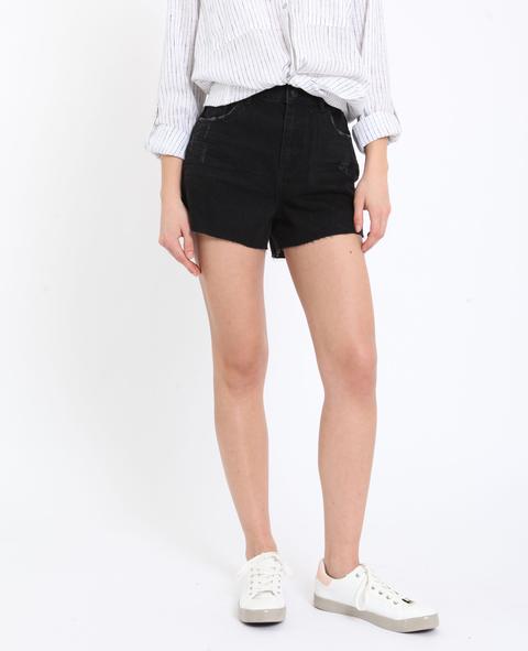 Short In Jeans High Waist