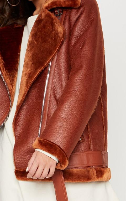 oversized pu aviator