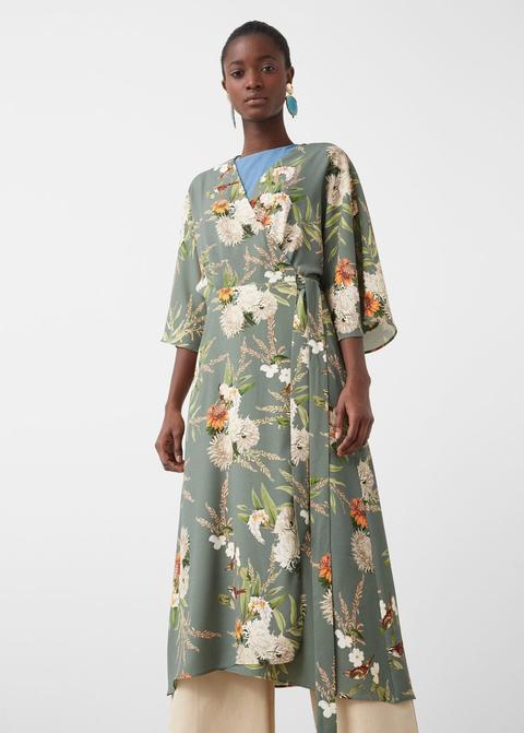 Vestido Cruzado Floral