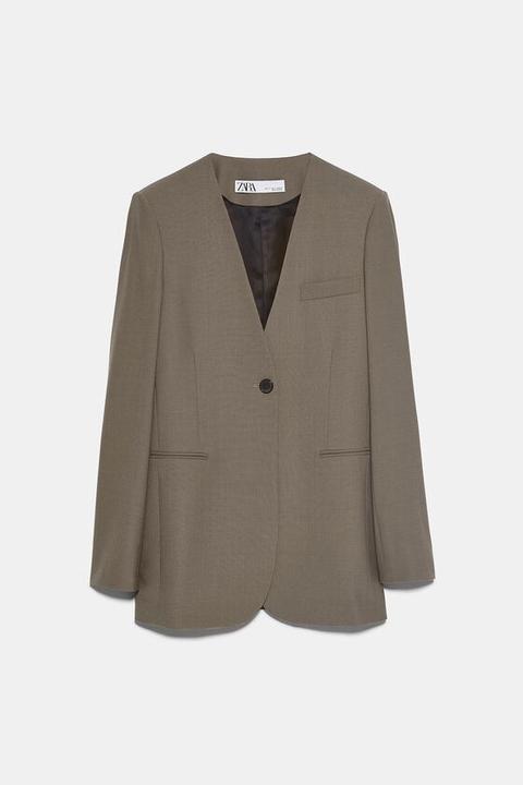 Blazer Sin Solapa from Zara on 21 Buttons