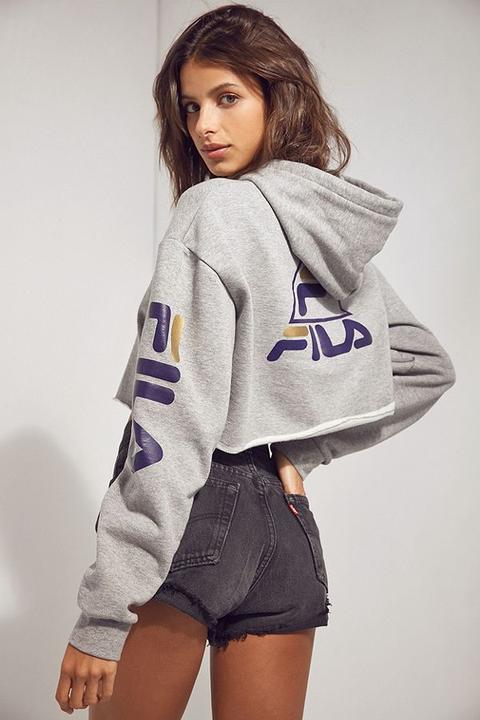 fila cropped sweatshirt