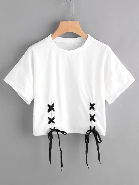 Camiseta Con Cordones