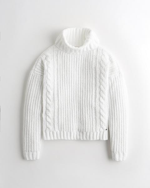 Hollister cable turtleneck sweater Clearance