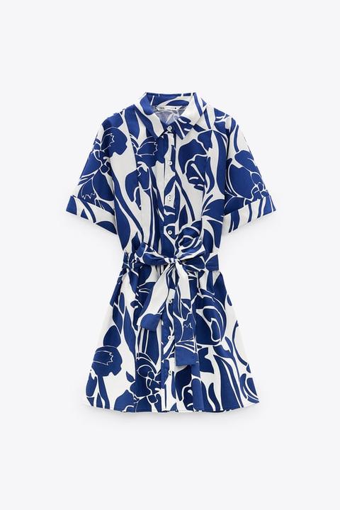 Vestido Camisero Estampado