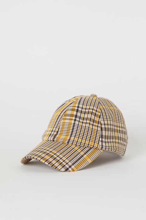 Gorra En Sarga De Algodón - Marrón