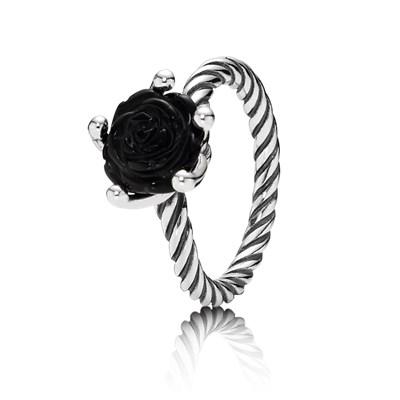 Silver Ring, Black Onyx