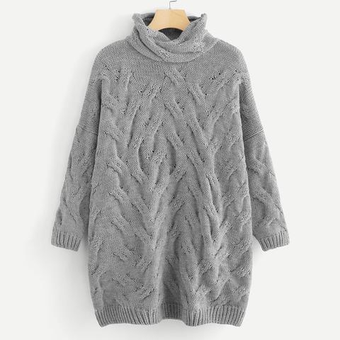 Maglione Oversize A Trecce