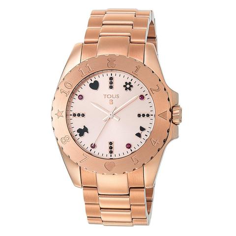 Reloj Motif De Acero Ip Rosado