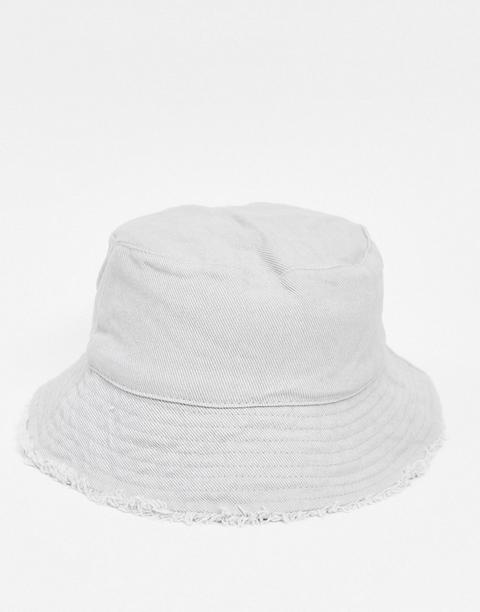 Sombrero De Pescador Gris De Lona De Asos Design