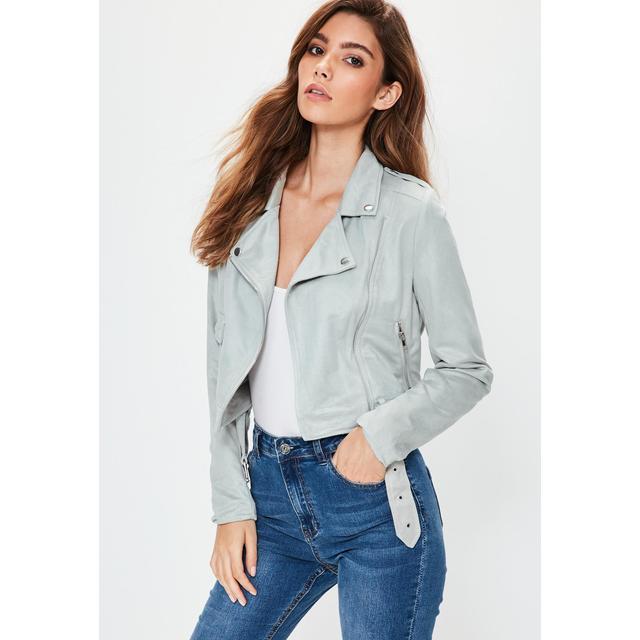 missguided grey jacket