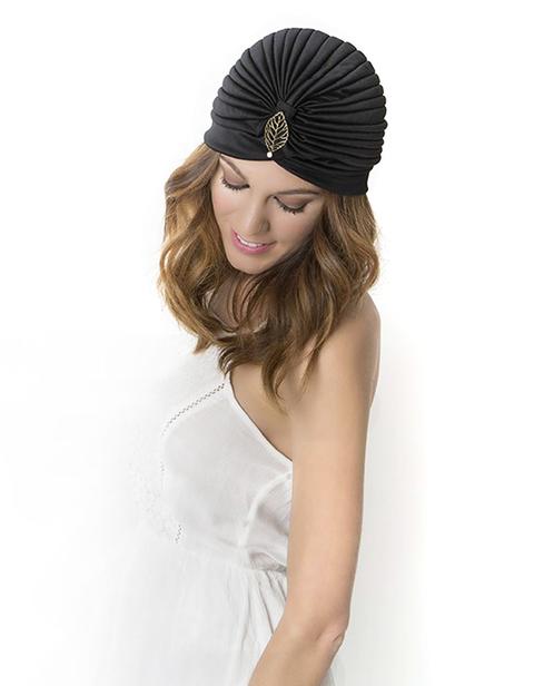 Turbante Negro Hoja De Namdalay | Buylevard