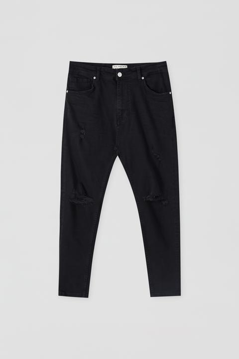 Jeans Skinny Carrot Rotos