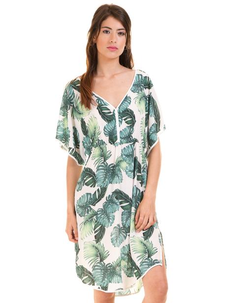 Kaftan Estampado Hojas De Vila Clothes | Buylevard