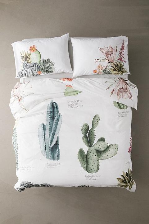 Cacti Duvet Cover Set White Double At Urban Outfitters From Urban