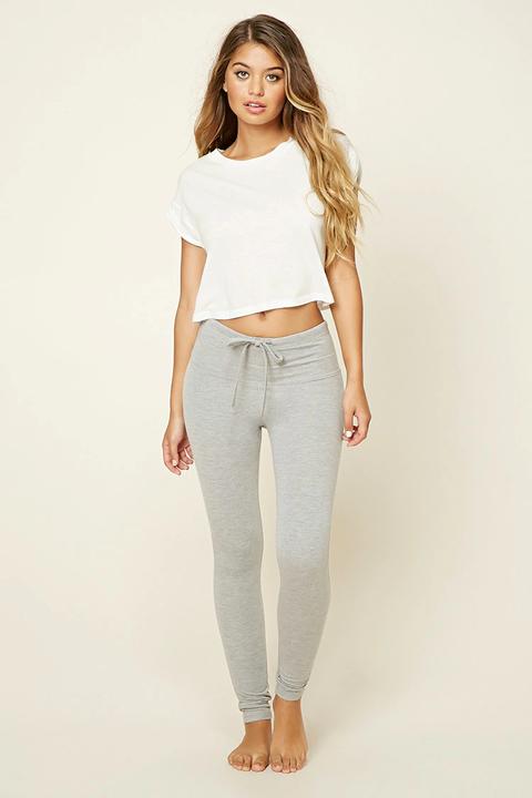 Drawstring Skinny-fit Pj Pants
