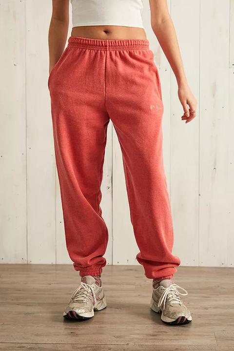 Bdg Retro Sports Joggers - Red Xs At Urban Outfitters