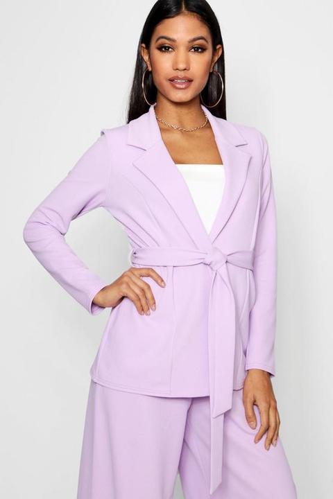 Belted Blazer