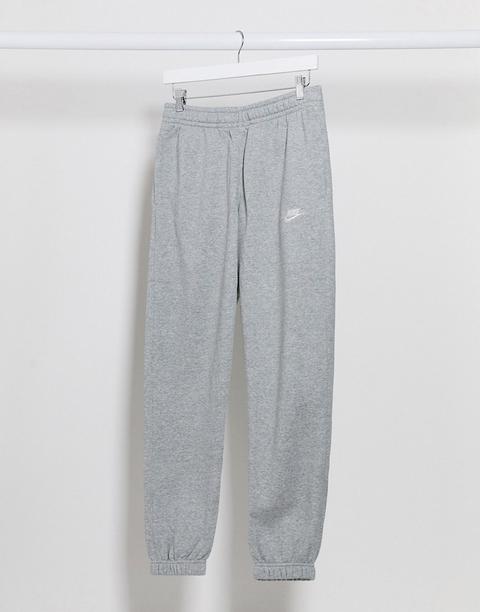 Nike Club Casual Fit Cuffed Joggers In Grey