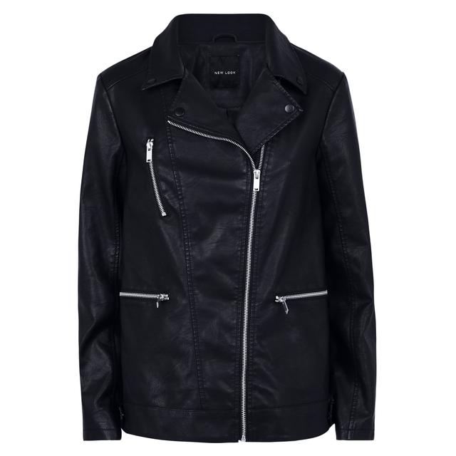 longline biker jacket