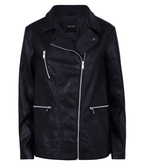 longline biker jacket