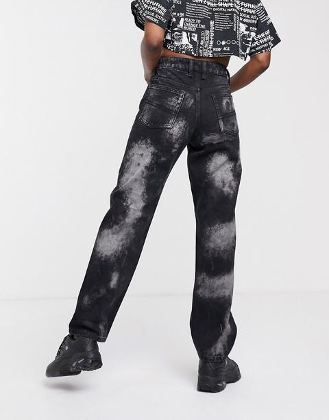 Collusion X005 Straight Leg Jeans With 
