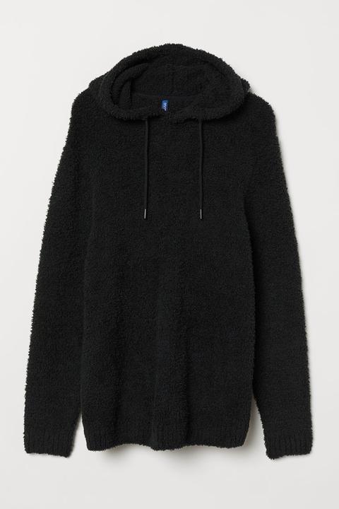pile hooded top