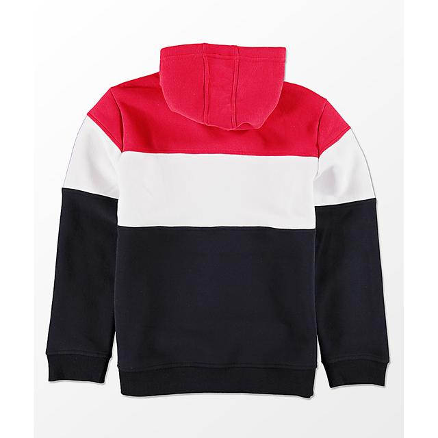 fila red white blue hoodie