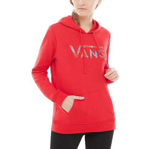 felpa vans donna rossa