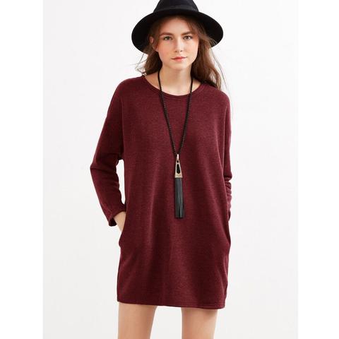 Vestido Recto De Punto