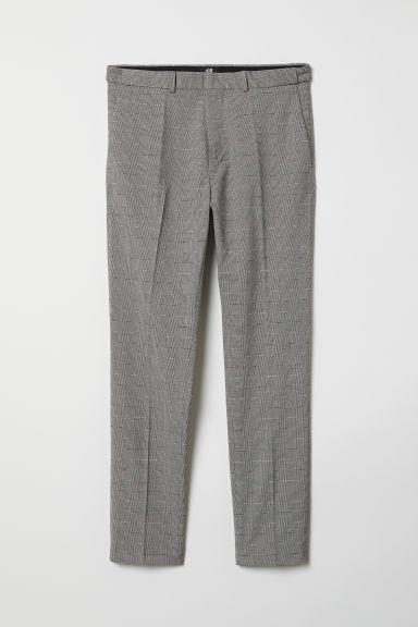 H & M - Suit Trousers Skinny Fit - White