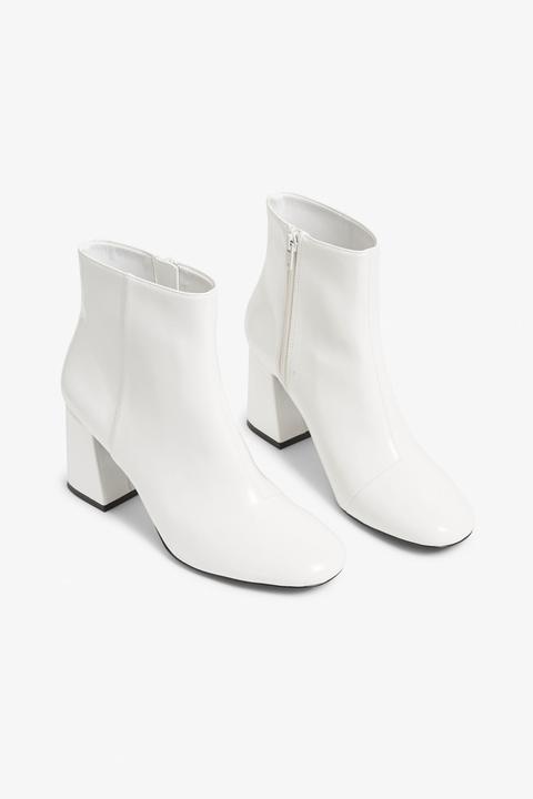 Ankle Boots - White