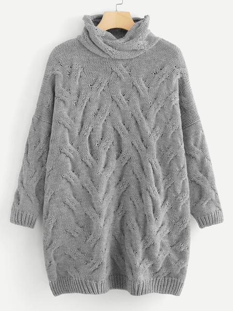 Maglione Oversize A Trecce