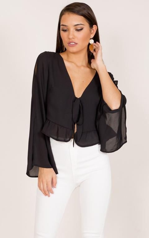 Relocate Top In Black