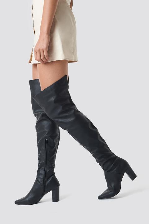 Classic Overknee Boots Black