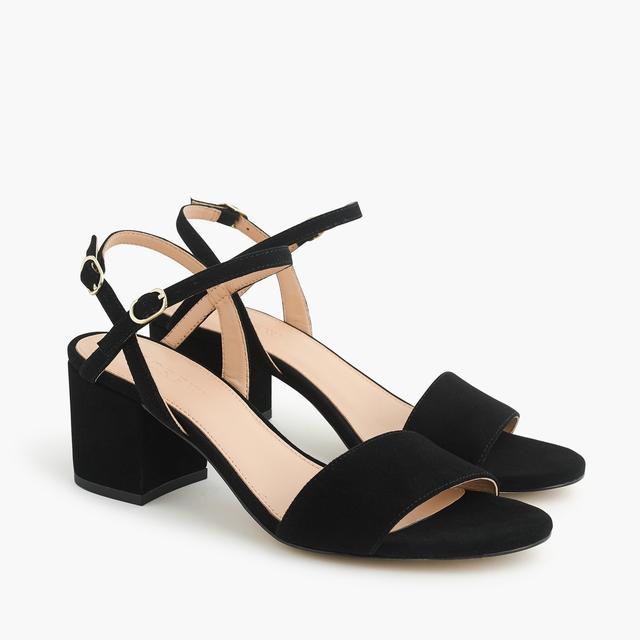 j crew block heel sandal