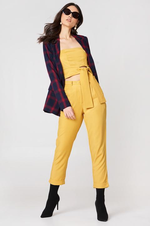 Minkpink Tapered Pant - Yellow