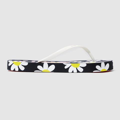 Chancla Daisy Print Azul