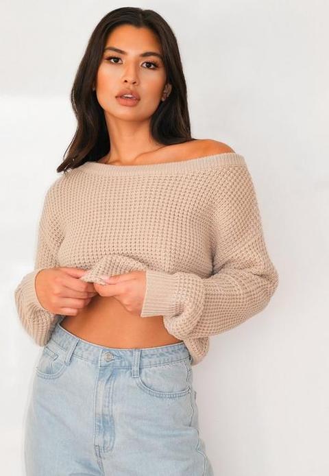 Stone Off The Shoulder Jumper, Stone