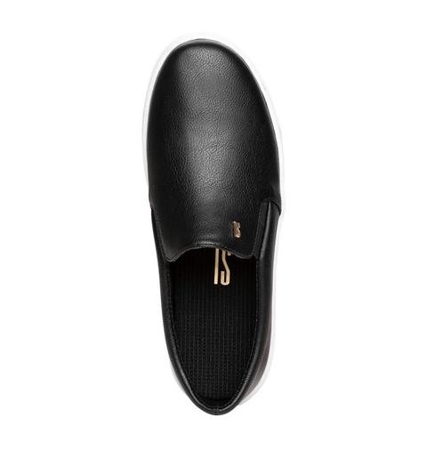 Compre Tênis Slip On Bella New Pele Preto Online