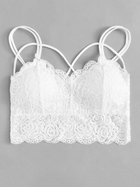 Dettaglio Di Imbragatura Lace Bralette