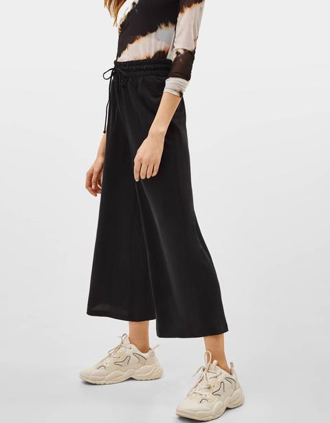 Pantalon Culotte Fluido Deals, 53% OFF | www.ingeniovirtual.com