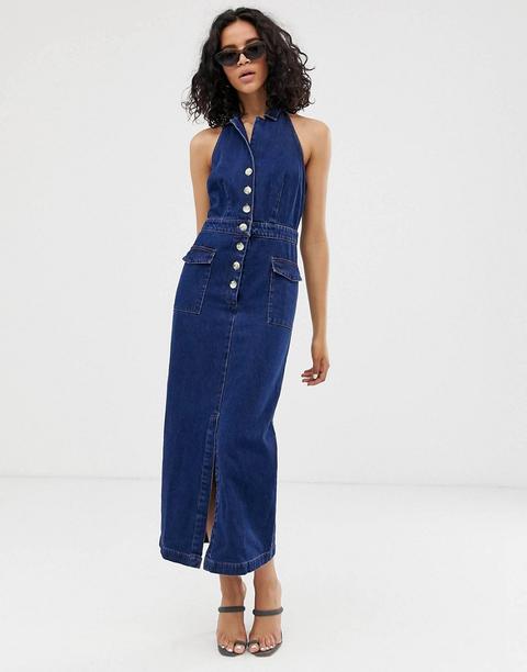 vestito lungo di jeans