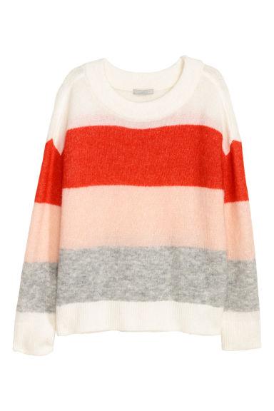 H & M - Pullover In Misto Lana - Arancione