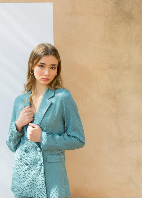 Blazer Cruzada Jacquard